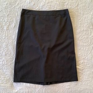 Ann Taylor pinstripe pencil skirt